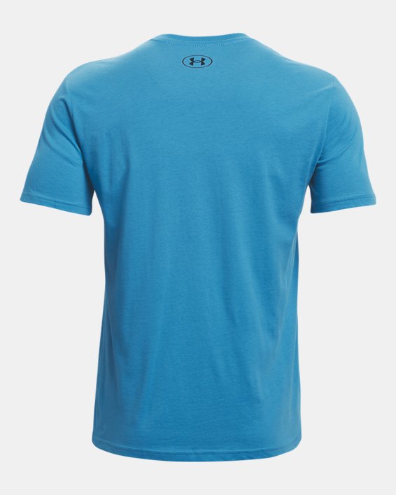 Men's UA GL Foundation Short Sleeve T-Shirt, Blue, pdpMainDesktop image number 5
